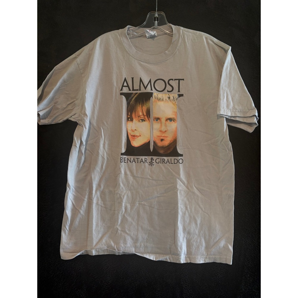 Benatar Giraldo‎ Almost Band Tour 2005 Music Concert Graphic T Shirt L